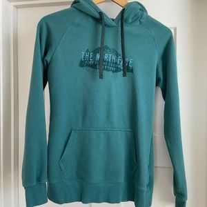 The North Face Hoodie, Size Small, Green